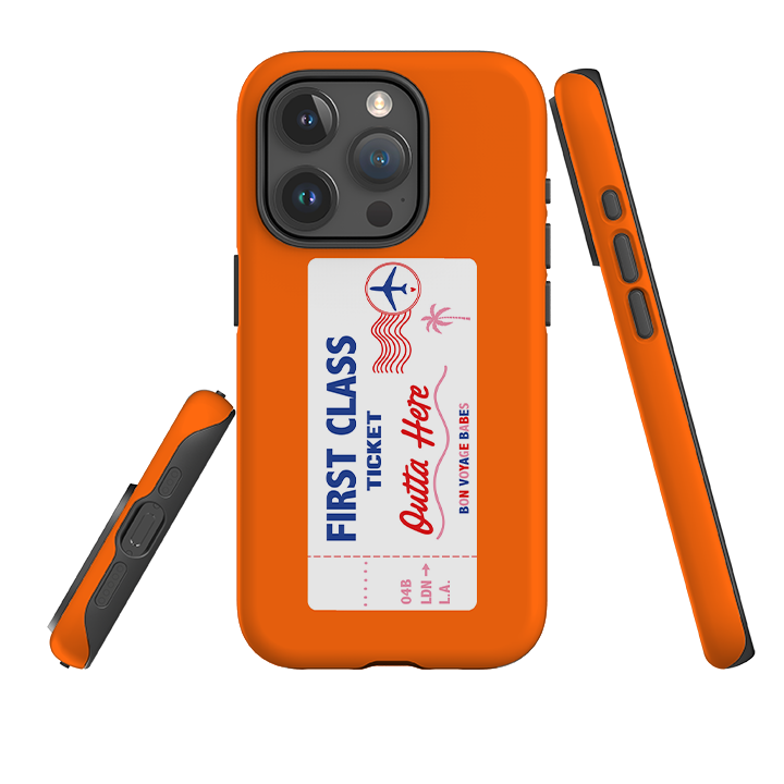 iPhone Tough Case - First Class Orange