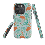 iPhone MagSafe Tough Case -  Flamingo Pattern By Catherine Rowe
