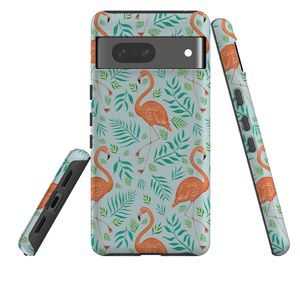 Google Tough Case -  Flamingo Pattern By Catherine Rowe
