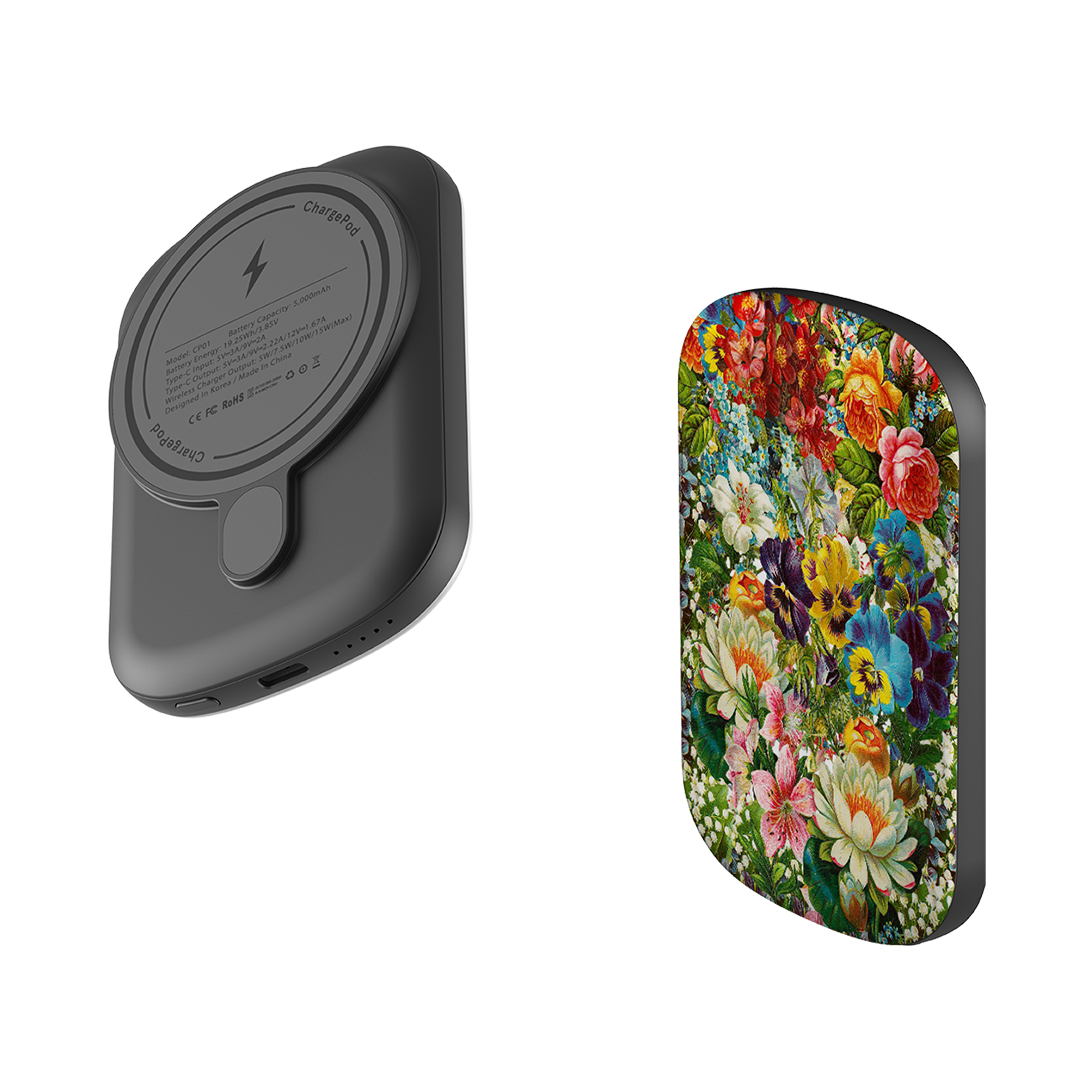 MagSafe Power Bank - Floral Burst