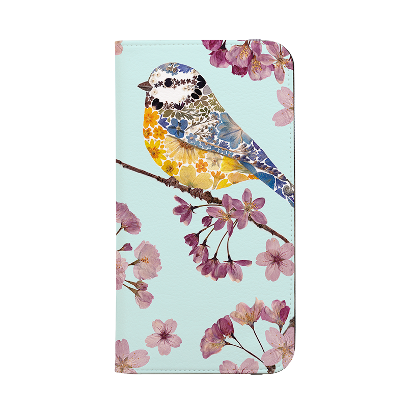 Floral Birds 2 Wallet Case By Helen Ahpornsiri
