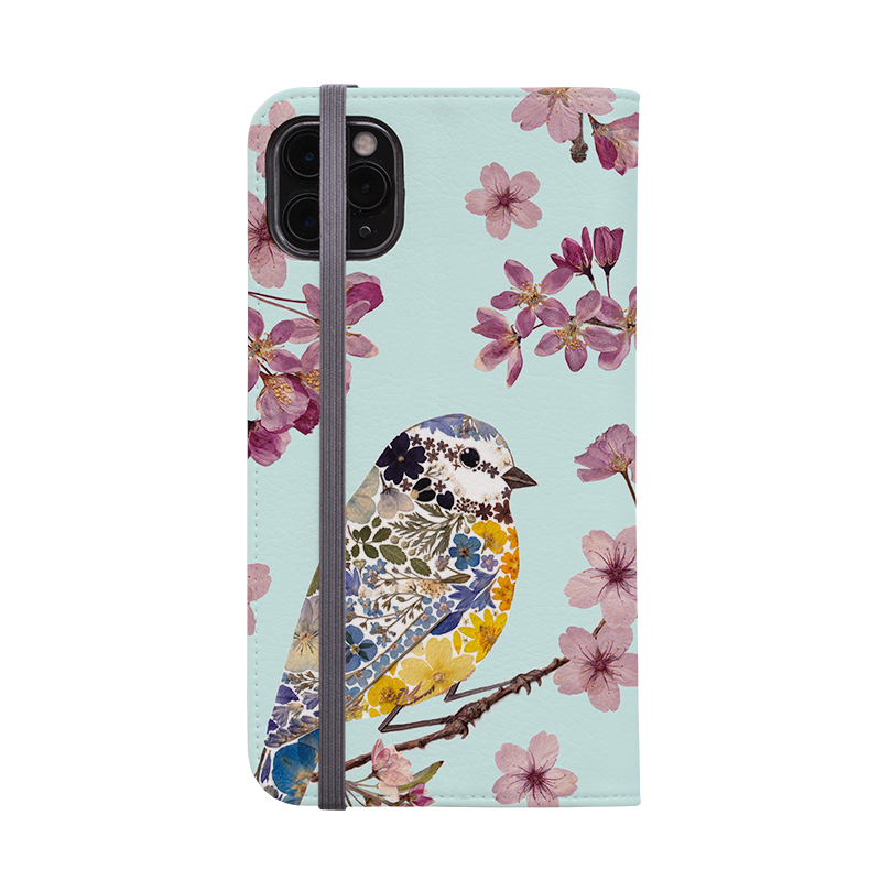 Floral Birds 2 Wallet Case By Helen Ahpornsiri