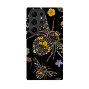 Samsung Tough  Case - Floral Bumble Bees By Helen Ahpornsiri