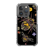 iPhone 15 Clear Case - Floral Bumble Bees By Helen Ahpornsiri