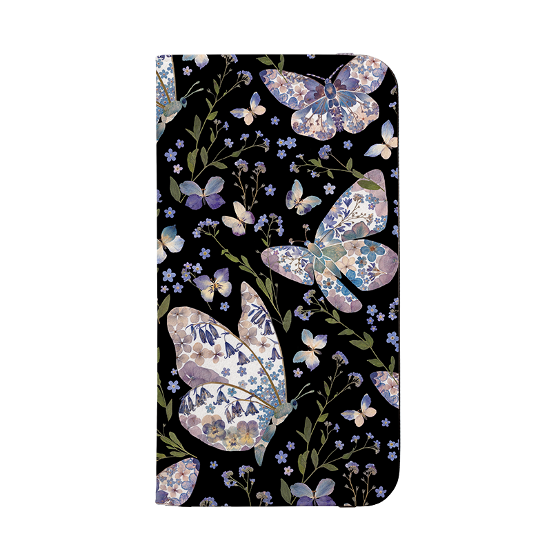 Floral Butterflies 4 Wallet Case By Helen Ahpornsiri