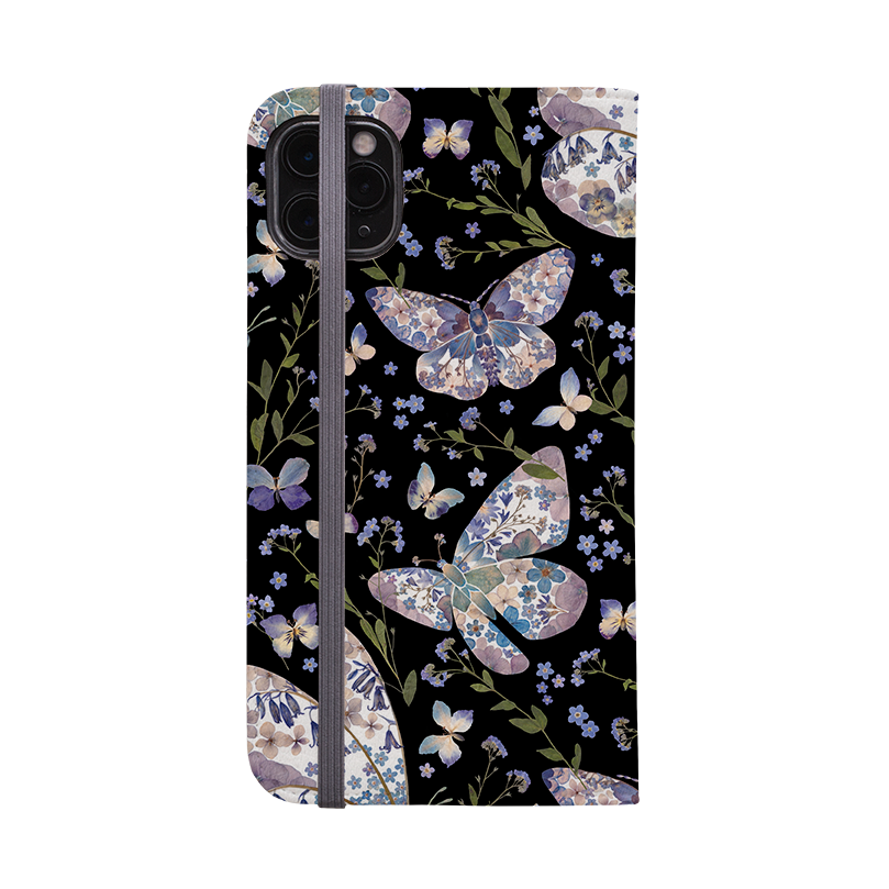 Floral Butterflies 4 Wallet Case By Helen Ahpornsiri