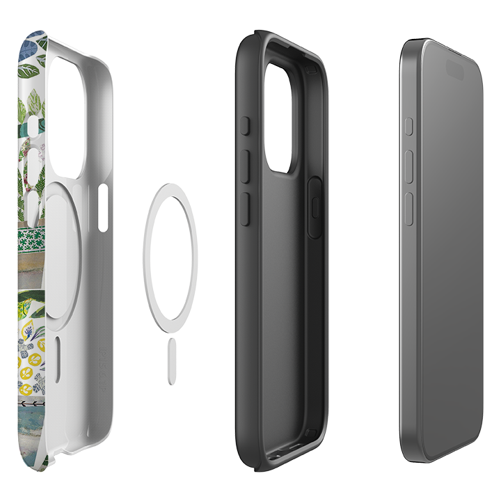 iPhone MagSafe Tough Case -  Flower Pots By Jane Robbins