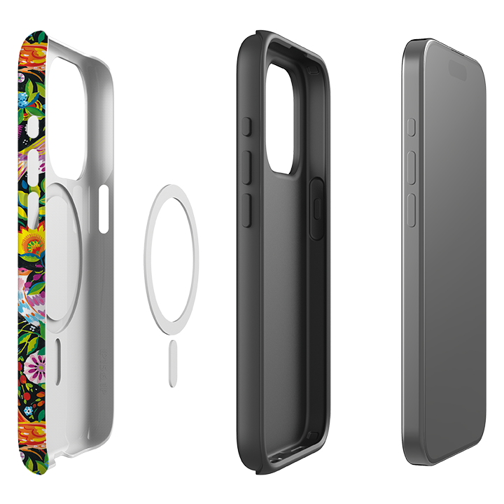 iPhone MagSafe Tough Case -  Folk Birds By Sarah Campbell