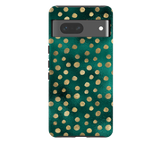 Google Tough Case - Forest and Gold Dots