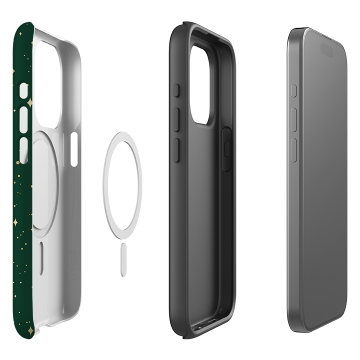 iPhone MagSafe Tough Case -  Forest Green Cosmos
