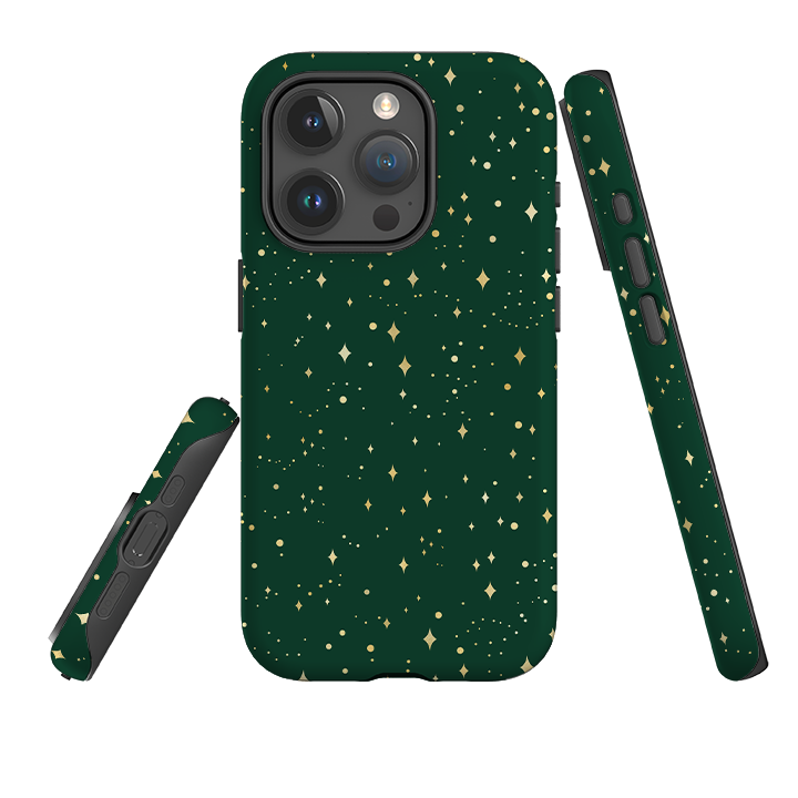 iPhone Tough Case - Forest Green Cosmos