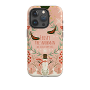 iPhone Tough Case -Frosty The Snow Man By Maja Lindberg