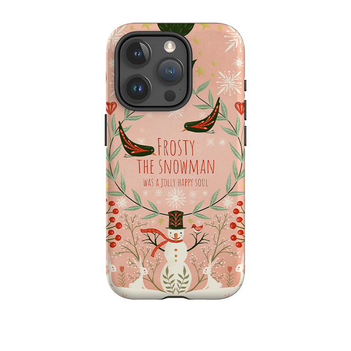 iPhone Tough Case -Frosty The Snow Man By Maja Lindberg