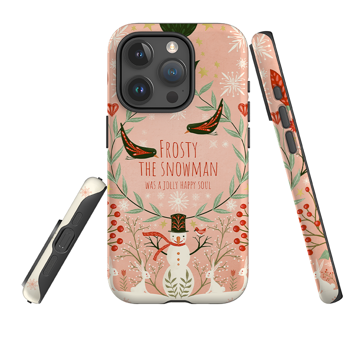 iPhone Tough Case -Frosty The Snow Man By Maja Lindberg