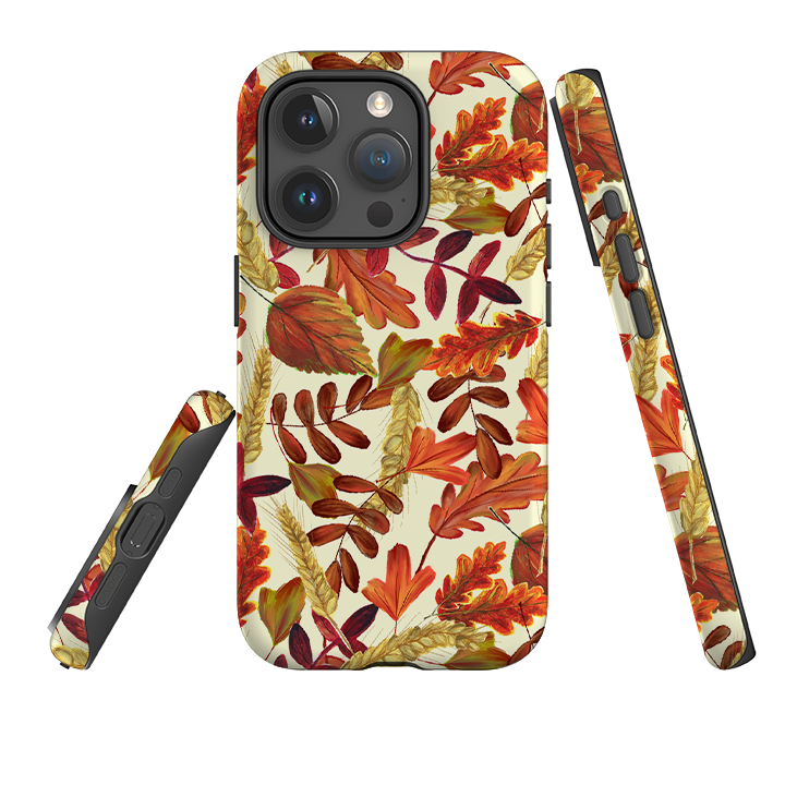 iPhone Tough Case - Fall Harvest Pattern By Abby Jacobs