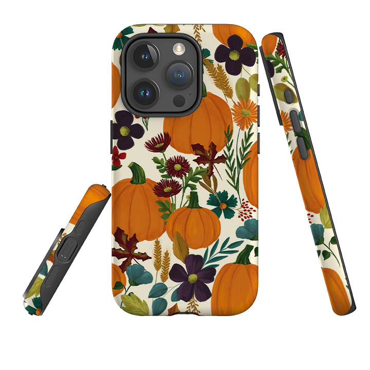 iPhone Tough Case - Fall Pumpkins By Abby Jacobs