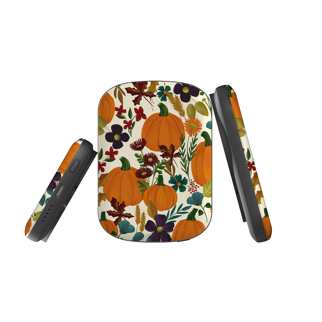 MagSafe Power Bank - Fall Pumpkins By Abby Jacobs