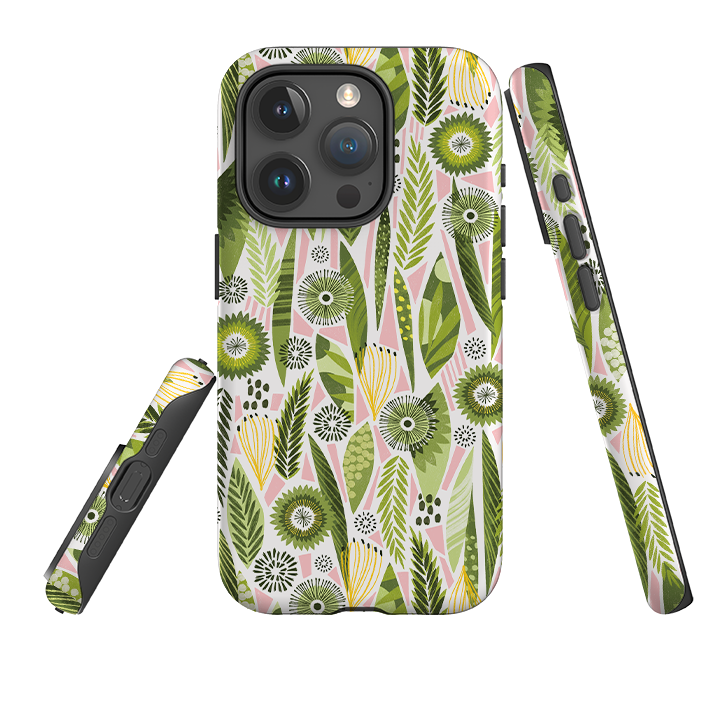 iPhone Tough Case - Fancy Foliage I By Ali Brookes