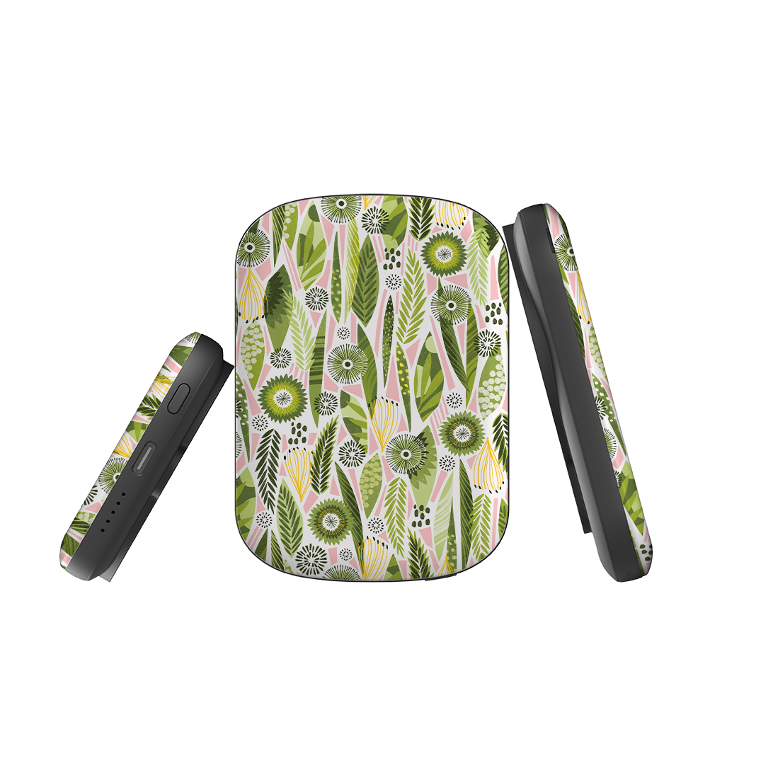 MagSafe Power Bank - Fancy Foliage I  By Ali Brookes