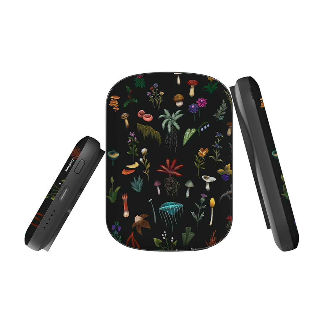 MagSafe Power Bank - Fantasy Herbal II By Anna Stead