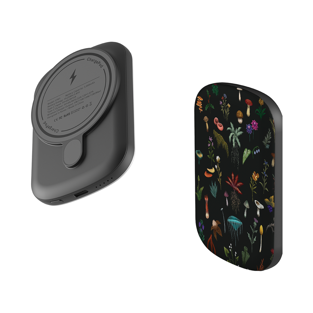 MagSafe Power Bank - Fantasy Herbal II By Anna Stead