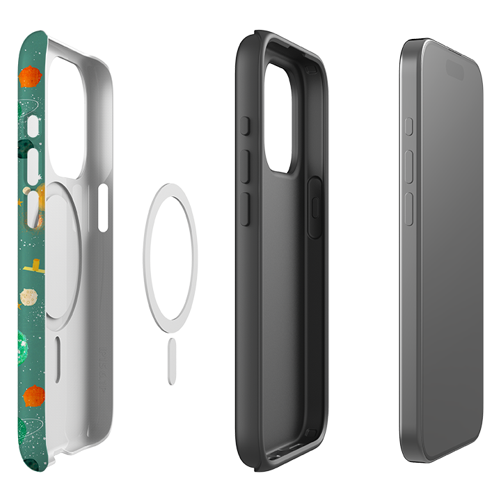 iPhone MagSafe Tough Case - Far Far Away Green By Katherine Quinn