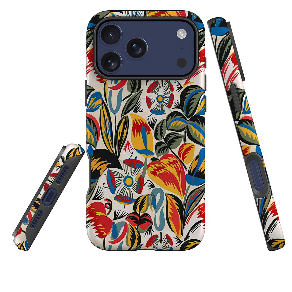 iPhone MagSafe Tough Case - Fauvist Floral