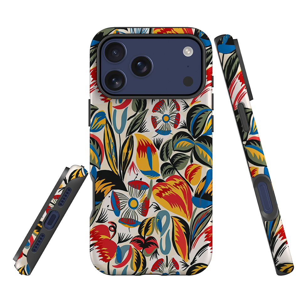 iPhone Tough Case - Fauvist Floral