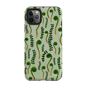 iPhone Tough Case - Fern Fronds By Katherine Quinn