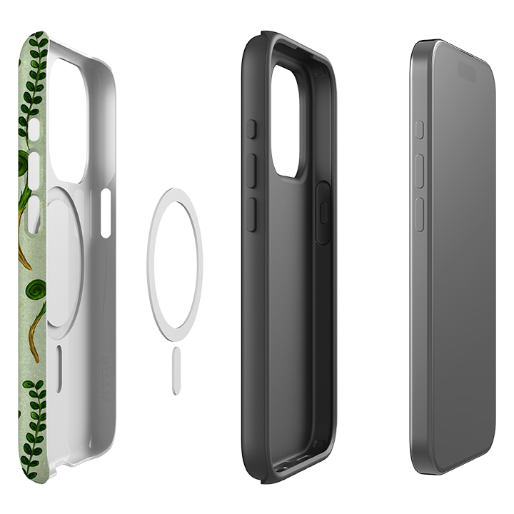 iPhone MagSafe Tough Case - Fern Fronds By Katherine Quinn