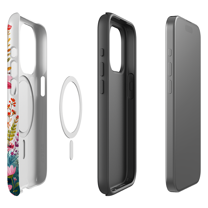 iPhone MagSafe Tough Case - Field Floral