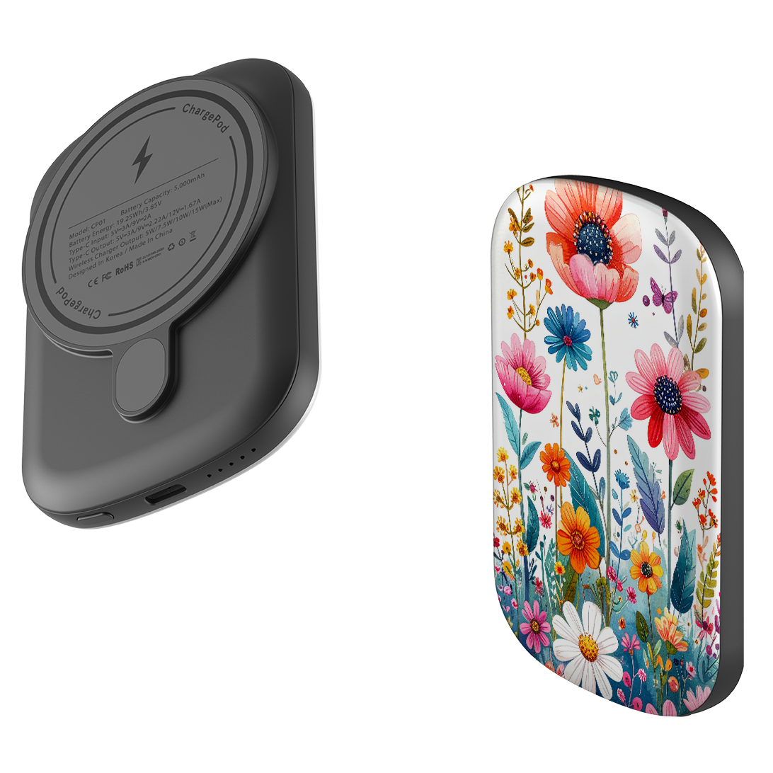 MagSafe Power Bank - Field Floral