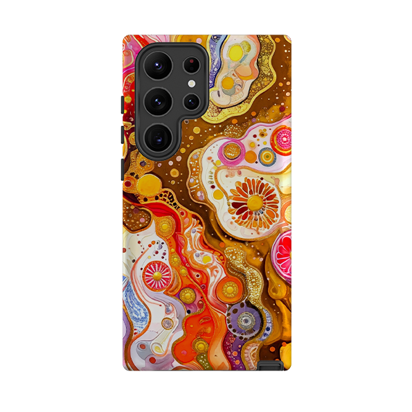Samsung Tough  Case - Fire Marble