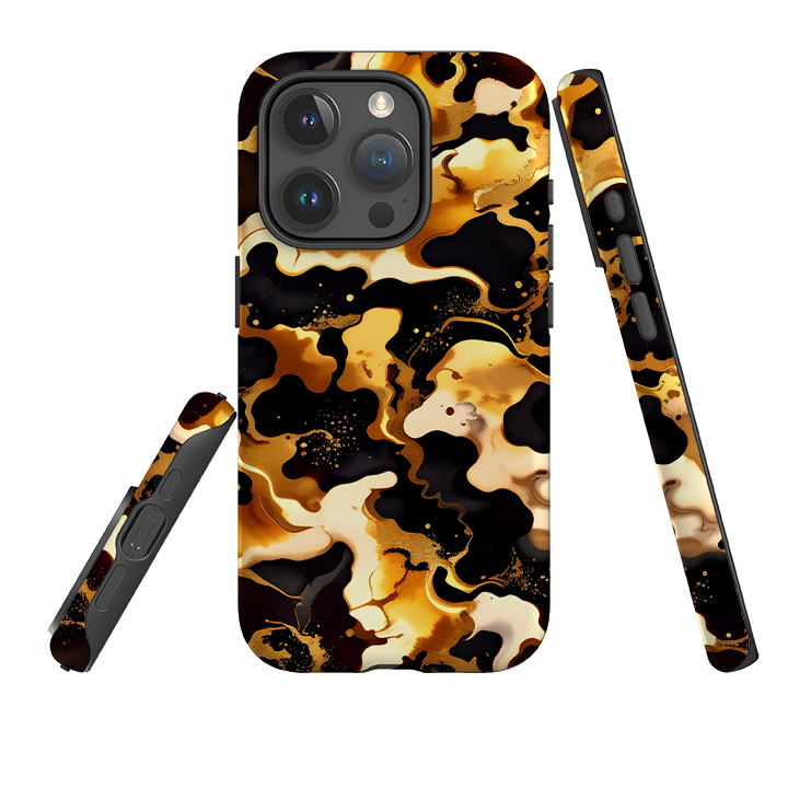 iPhone Tough Case - Fire Marble