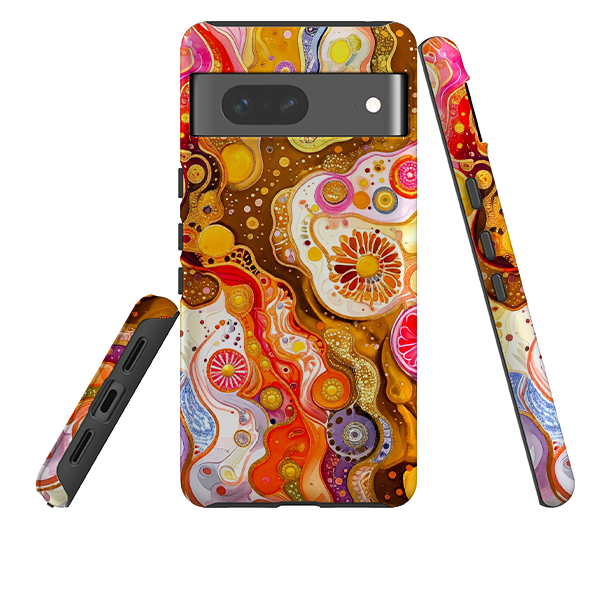 Google Tough Case - Fire Marble
