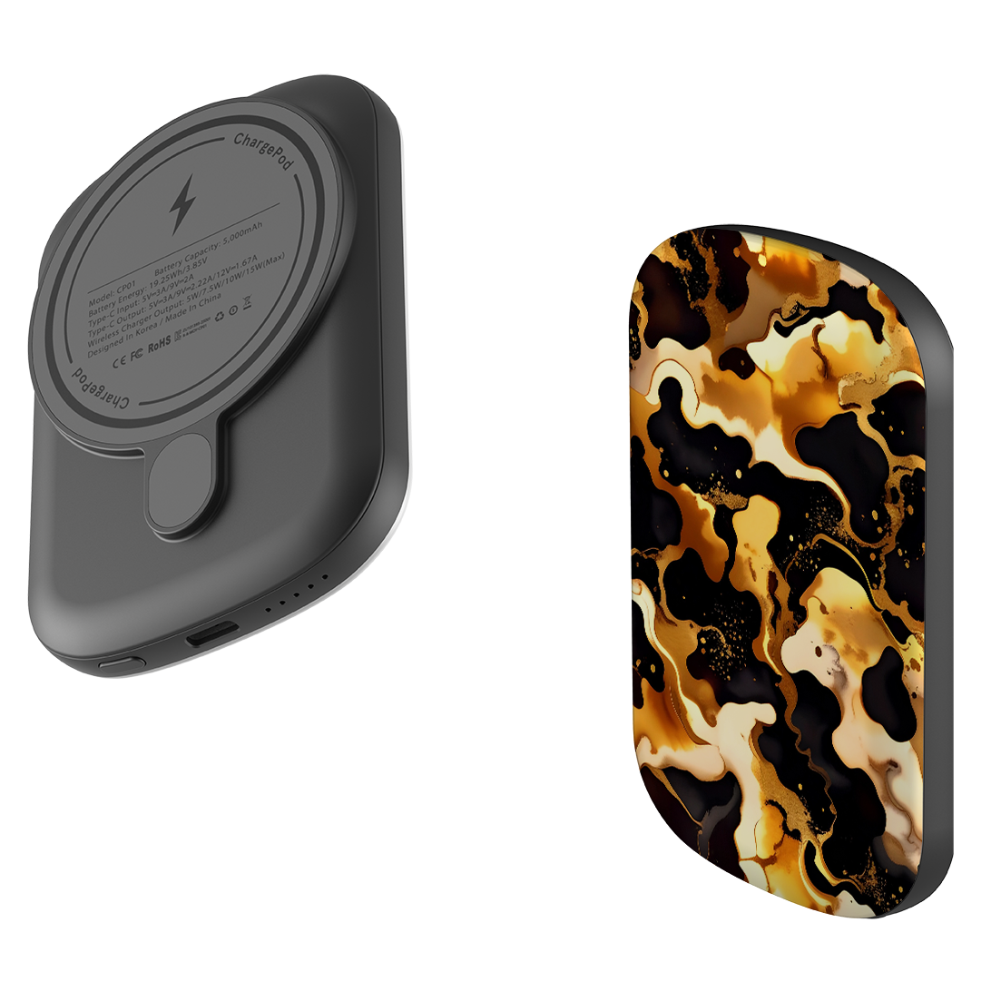 MagSafe Power Bank - Fire Marble