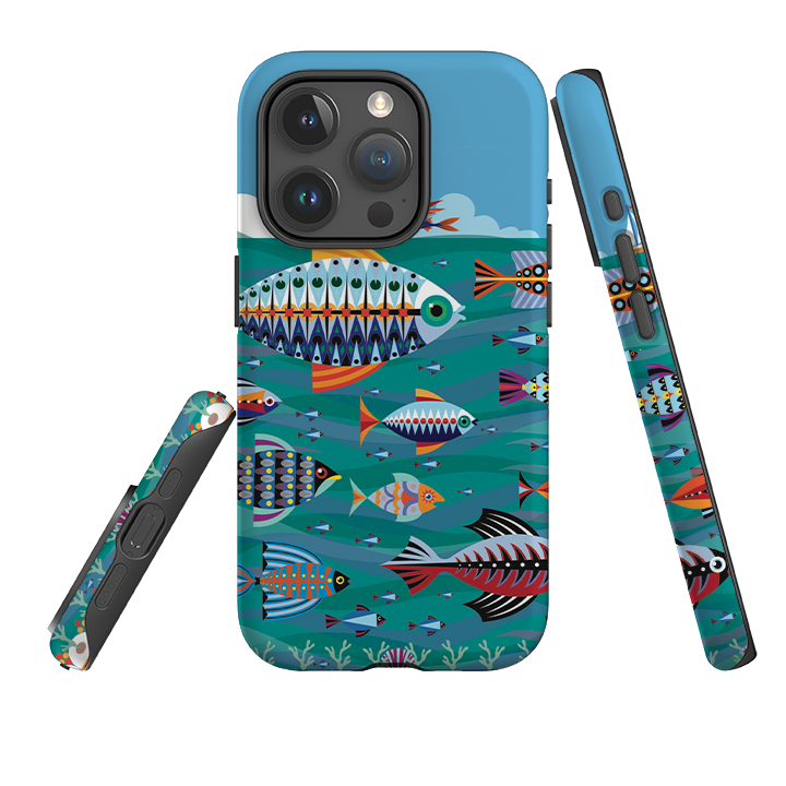 iPhone Tough Case - Fish By Patternistas
