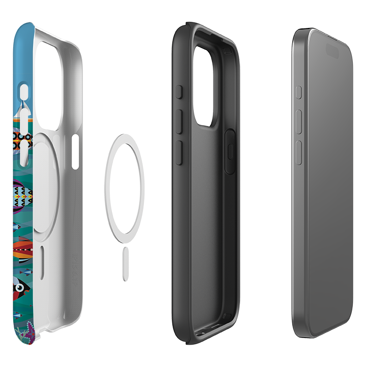 iPhone MagSafe Tough Case -  Fish By Patternista