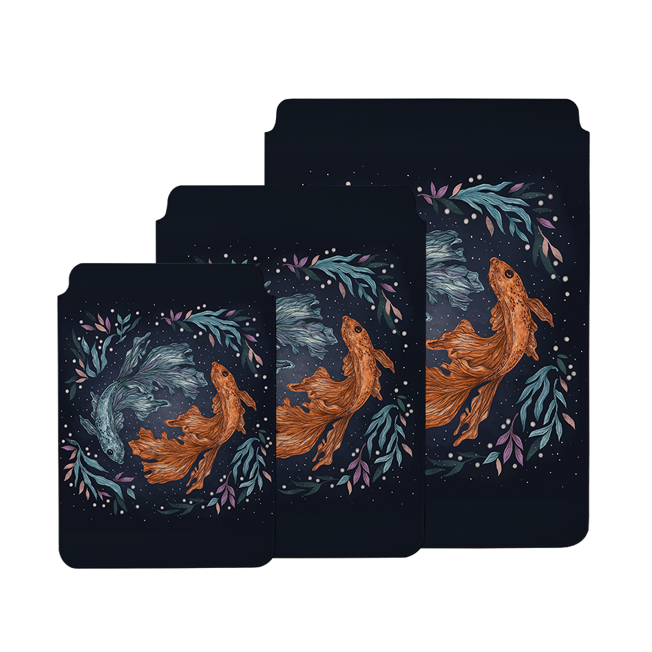 Fish A By Jade Mosinski Laptop, Kindle & iPad Sleeve