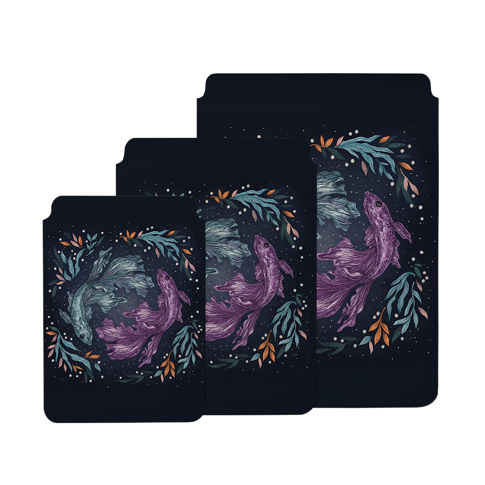 Fish B By Jade Mosinski Laptop, Kindle & iPad Sleeve
