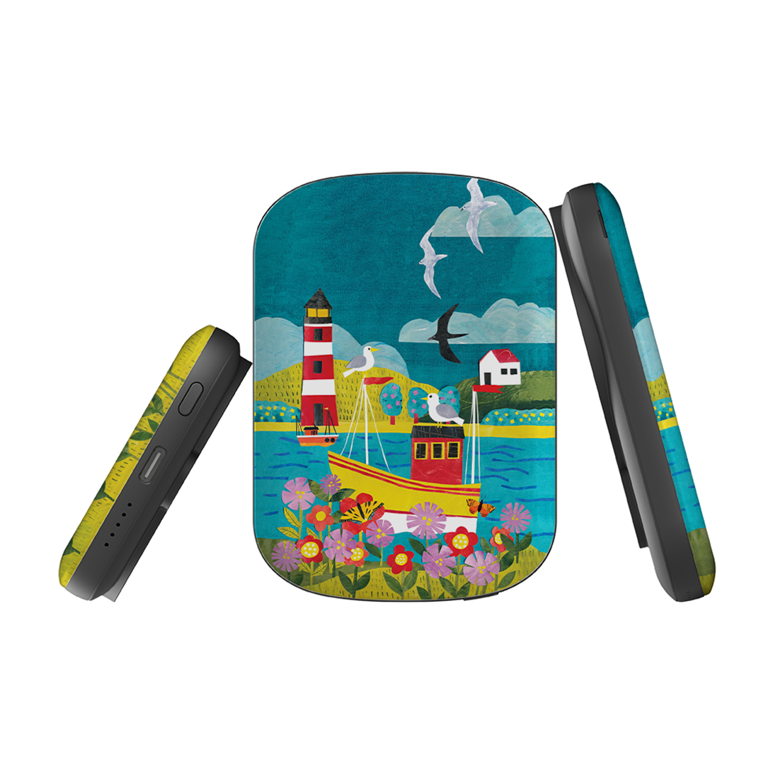 MagSafe Power Bank - Fishing Boat By Tracey English