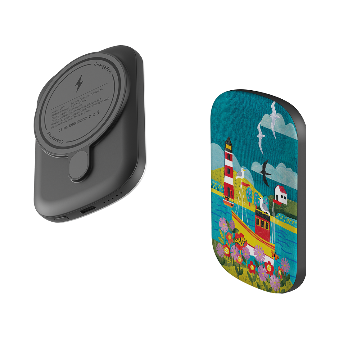 MagSafe Power Bank - Fishing Boat By Tracey English