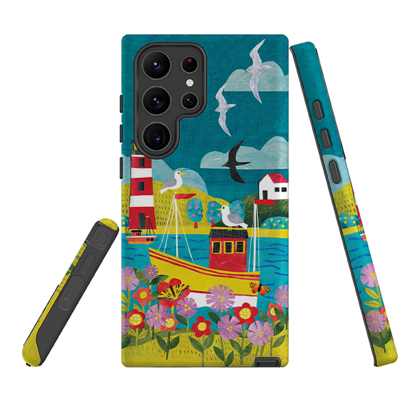 Samsung Tough  Case - Fishing Boat By Tracey English
