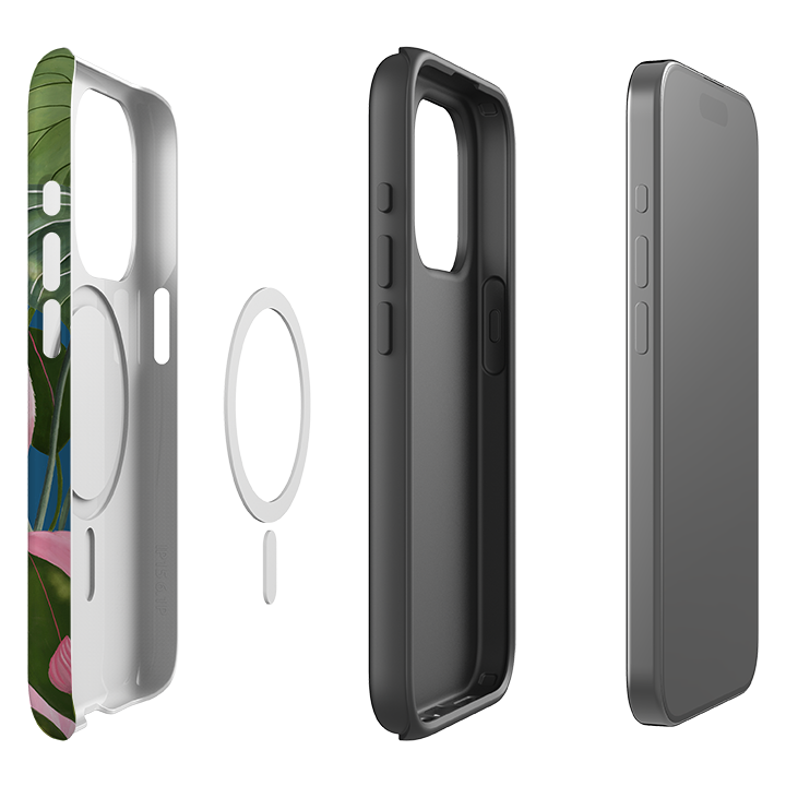 iPhone MagSafe Tough Case - Flamingo By Bex Parkin