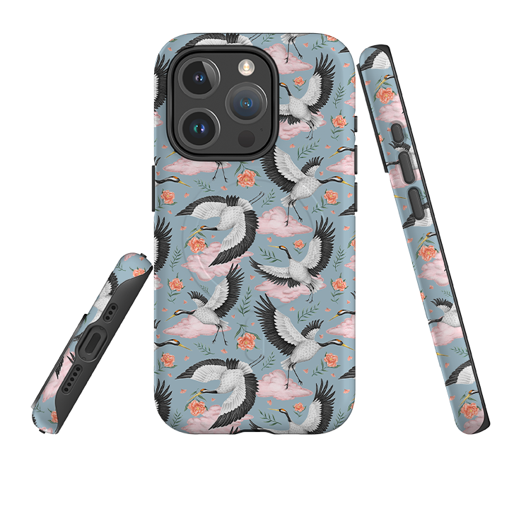 iPhone MagSafe Tough Case - Flight Of The Cranes By Catherine Rowe