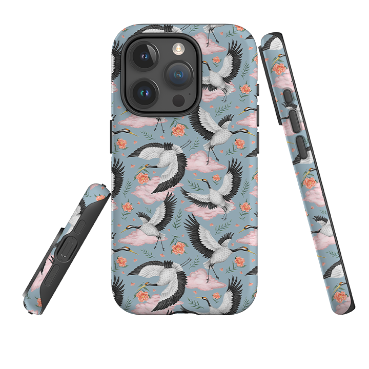 iPhone Tough Case - Flight Of The Cranes By Catherine Rowe