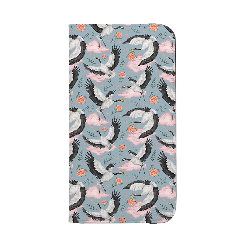 Flight of the Cranes Wallet Case By Catherine Rowe