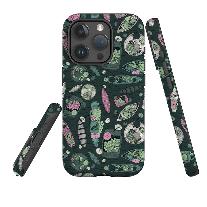 iPhone Tough Case - Floating Markets A By Jade Mosinski