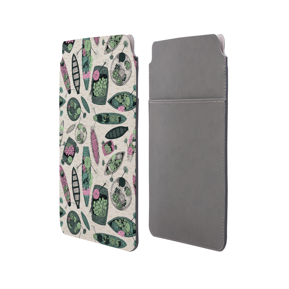 Floating Markets B By Jade Mosinski Laptop, Kindle & iPad Sleeve