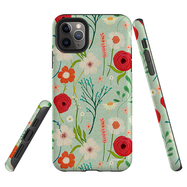 iPhone Tough Case - Floral By Katherine Quinn